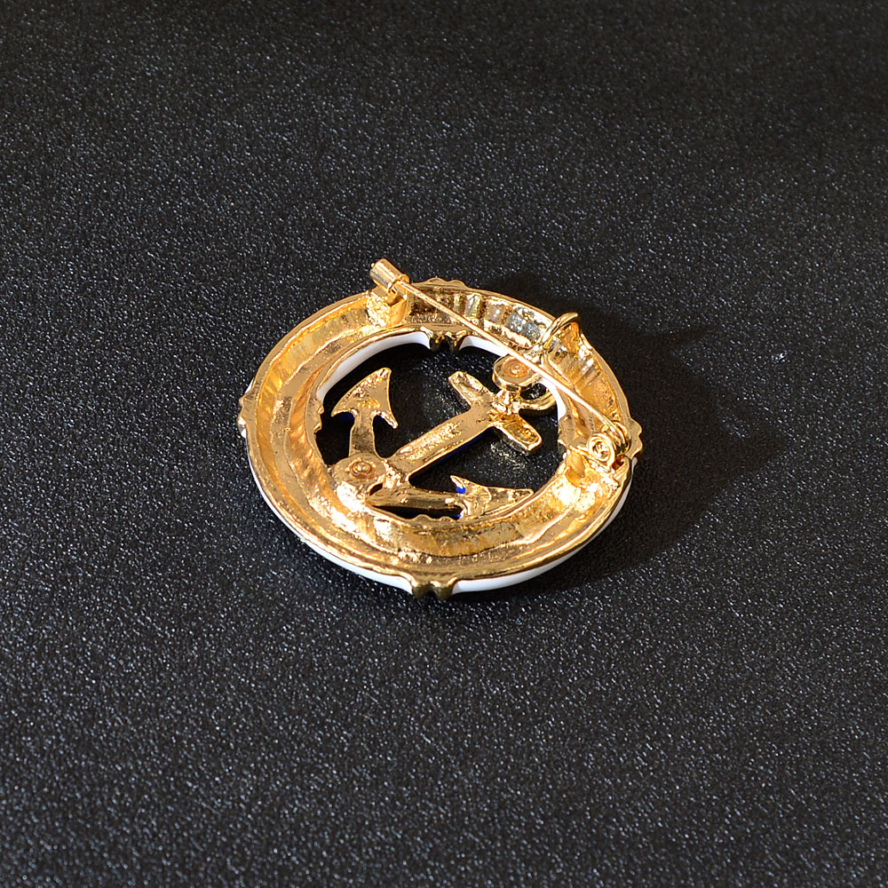 Broche Ancre et Bouée Marine