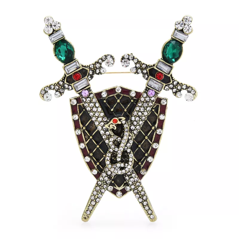Broche Bijoux Fantaisie - Fond De Tiroirs Vintage - Occasion