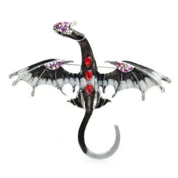 Broche Dragon Strass