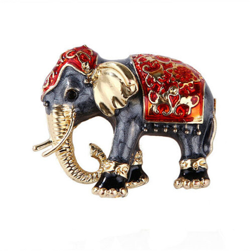 Broche Éléphants Indiens