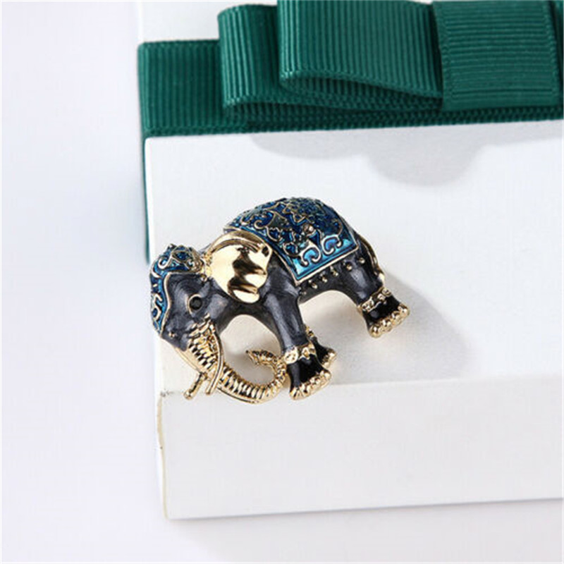 Broche Éléphants Indiens