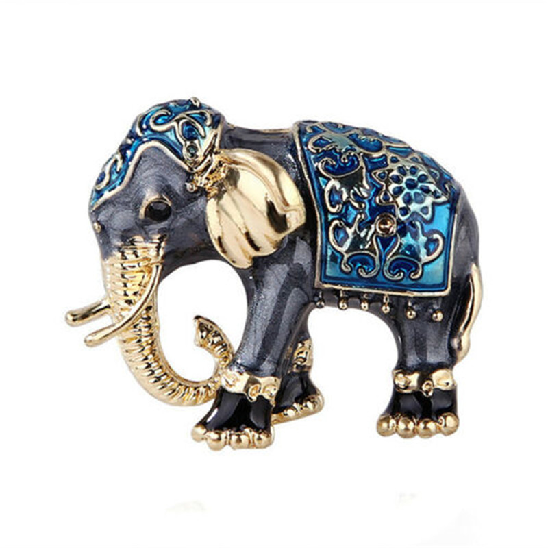Broche Éléphants Indiens