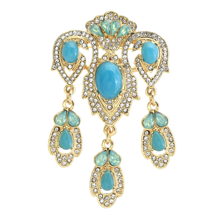 Broche Plume Vintage élégante - Accessoire Femme Pour Pulls, Robes Et écharpes | 10 Coloris Disponibles | Cadeau Chic - 13