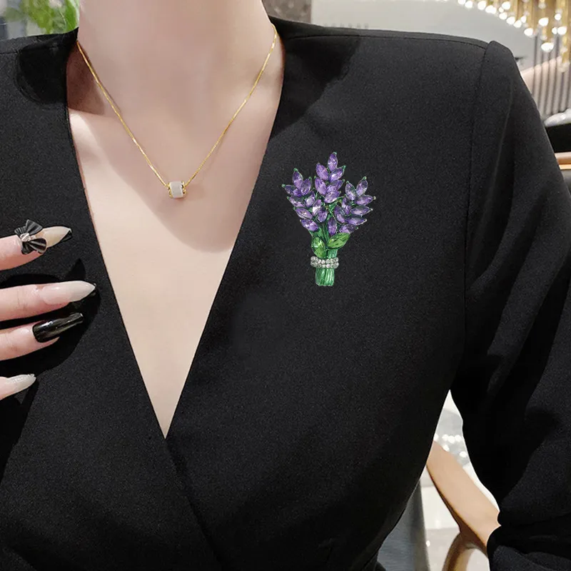 Broche Fleurs De Lavande