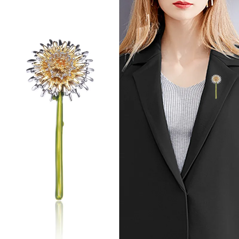 Broche Fleurs De Pissenlit