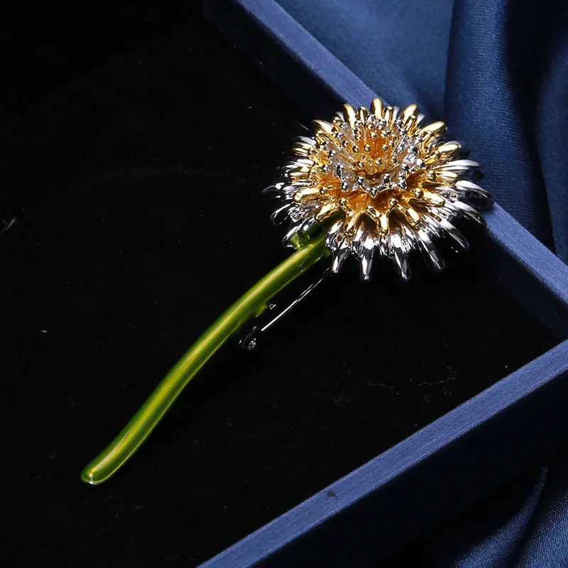 Broche Fleurs De Pissenlit