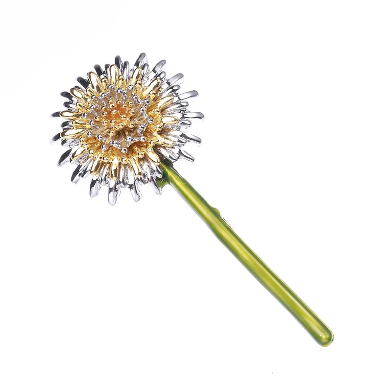 Broche Fleurs De Pissenlit