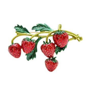 Broche Fraises