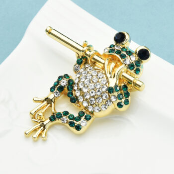 Broche Grenouille À Flute