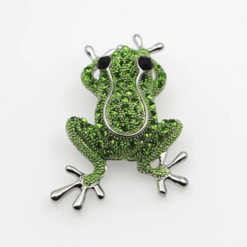 Broche Grenouille Verte