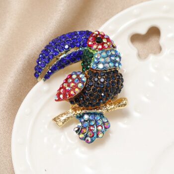 Broche Toucan Multicolore