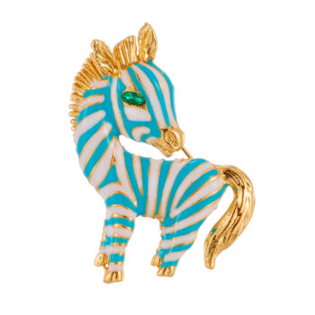 Broche Zèbre