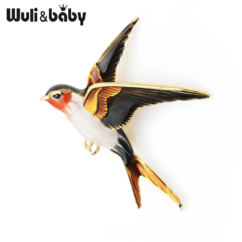 Broche Hirondelle Colorée image 4