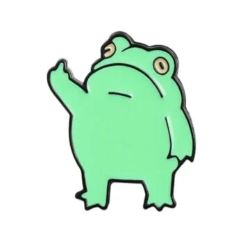 Badge Grenouille Humoristique
