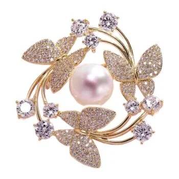 Broche 3 Papillons