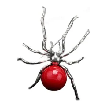Broche Araignée Grosse Perle