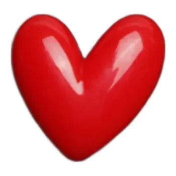 Broche Cœur Rouge