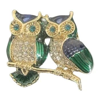 Broche Couple De Hibou