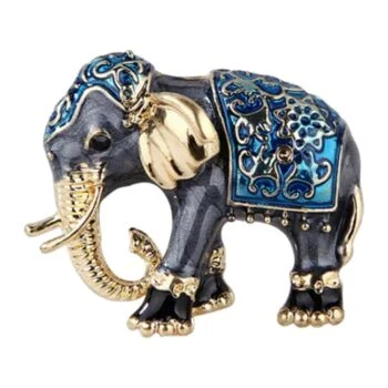 Broche Éléphants Indiens