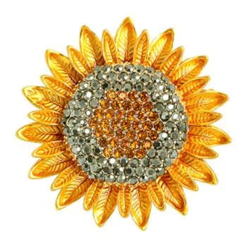 Broche Fleur De Tournesol