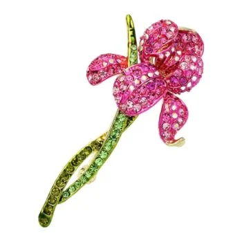 Broche Fleurs D’Orchidée