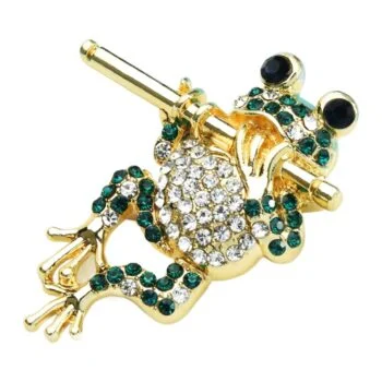 Broche Grenouille À Flute