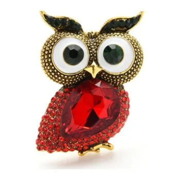 Broche Hibou Gros Yeux