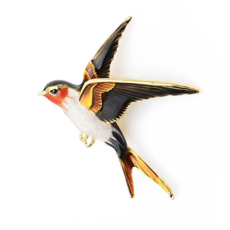 Broche Hirondelle Colorée image 4