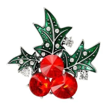 Broche Houx De Noel