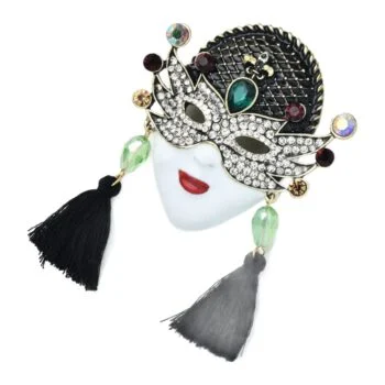Broche Masque Vénitien
