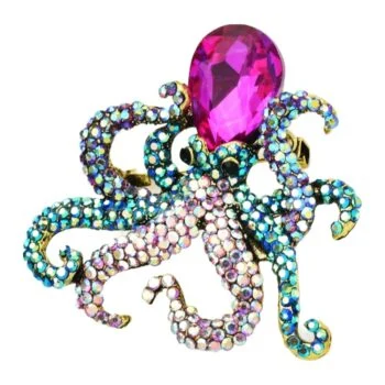 Broche Octopus Fantaisie