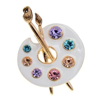Broche Palette De Peintre