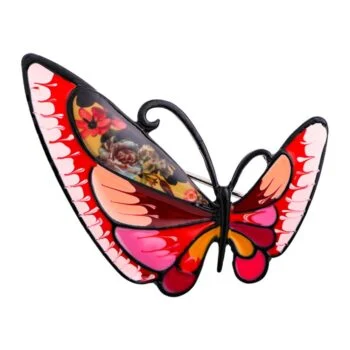 Broche Papillon Émail