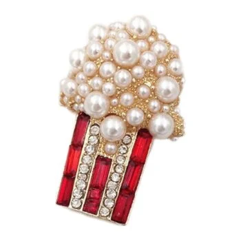 Broche Pop Corn Fantaisie