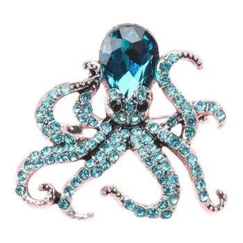 Broche Poulpe Fantaisie