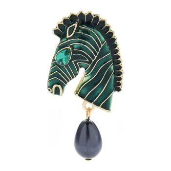 Broche Tête De Zèbre