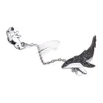 Pin’s À Chaine Astronaute Et Baleine