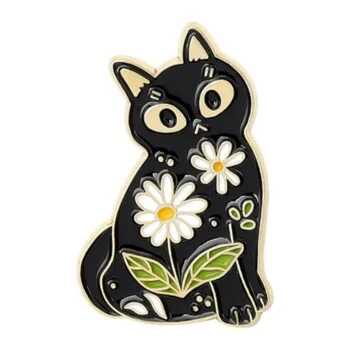 Pin’s Chat Fleuri